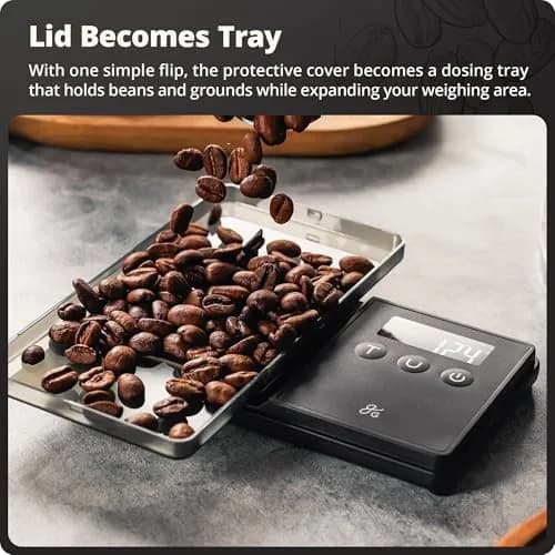 Greater Goods Digital Espresso Scale with 0.1g Precision, 750g Capacity | Compact, Accurate, for Home Espresso thumbnail 4