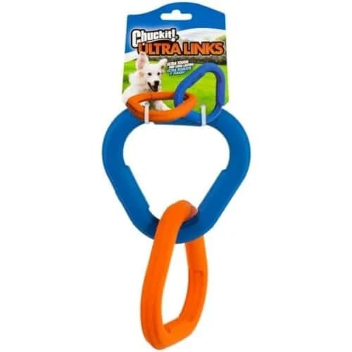 ChuckIt! Ultra Links Dog Toy | Durable Natural Rubber Tug Toy for Large Dogs thumbnail 1