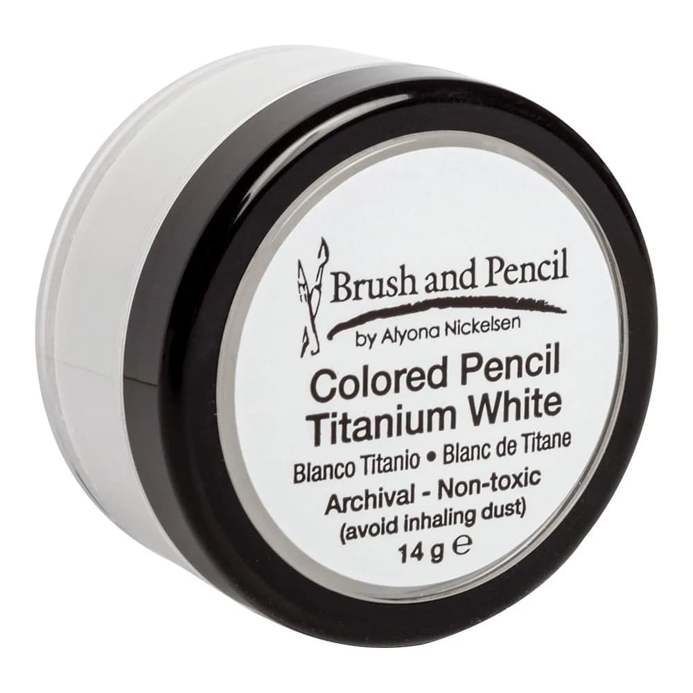 Brush and Pencil Colored Pencil Titanium White | Bright White for Art & Drawing