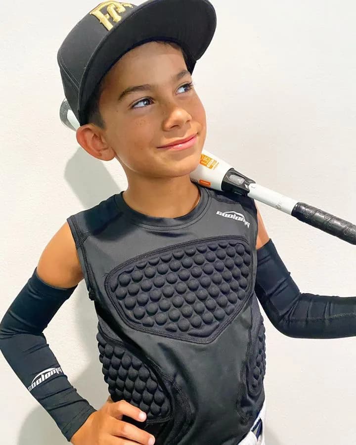COOLOMG Youth Impact Protection Gear Impact Protection Gear | Breathable, Impact-Absorbing Chest Protector for Kids thumbnail 4