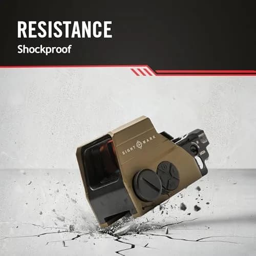 Sightmark Ultra Shot M-Spec FMS Reflex Sight,Dark Earth | Rugged, Night Vision Compatible, 65-MOA Reticle thumbnail 3