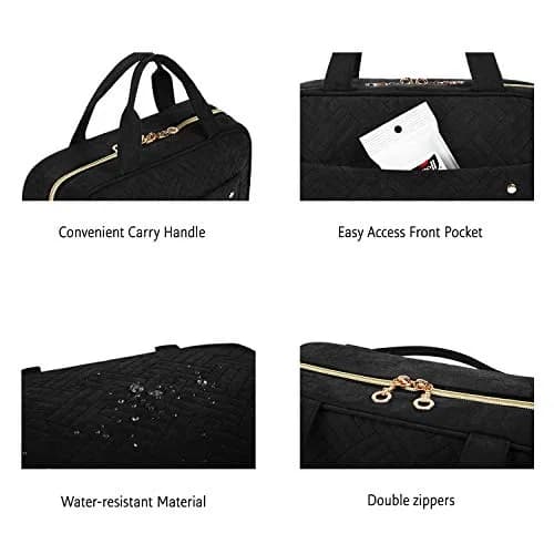 BAGSMART Water-Resistant Toiletry Bag with Hanging Hook | Travel Organizer for Accessories & Full-Size Containers thumbnail 5