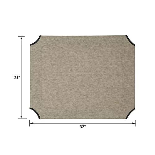 Veehoo Replacement Cooling Pet Bed Cover Beige 81cm (32") x 64cm (25") | Breathable Mesh Fabric for Medium Dogs thumbnail 3