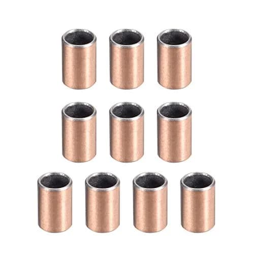 uxcell Sleeve Bearing 8mm Bore x 10mm OD x 15mm Length Plain Bearings Wrapped Oilless Bushings 10pcs thumbnail 1