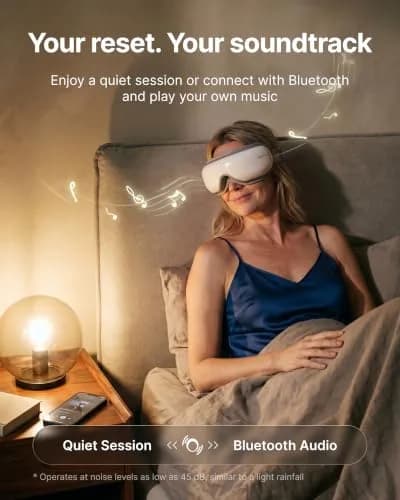 RENPHO Eyeris 1 Eye Massager with Heat | Heated Eye Mask for Relaxation & Migraine Relief thumbnail 5