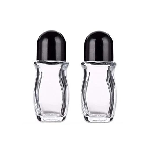 Wresty 50ml (1.69Oz) Glass Roller Bottles with Black Screw Lids | Leakproof Design for Essential Oils & Perfumes thumbnail 1