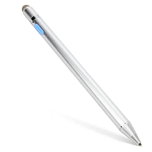 BoxWave Active Stylus Pen for Acer Chromebook 15 (CB515) 15.6 in | Ultra Fine Tip, 12H Battery, Metallic Silver thumbnail 1