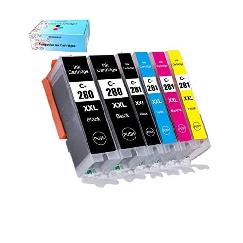 F FINDERS&CO PGI-280 CLI-281 XXL Ink for Canon PIXMA TS6320 TS8120 TS8220 TR7520 | High Yield Compatible Cartridges thumbnail 1