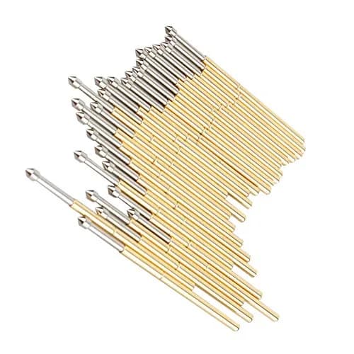 Keenso Pogo Pins 100pcs Spring Test Probe Round 1.02mm PCB Testing Pin | Durable Conical Head for Electrical Testing thumbnail 4