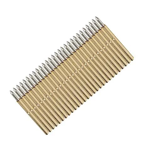 Keenso Pogo Pins 100pcs Spring Test Probe Round 1.02mm PCB Testing Pin | Durable Conical Head for Electrical Testing thumbnail 2