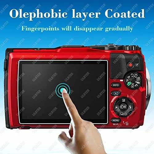 ULBTER Screen Protector for Olympus TG-7 TG-6 TG-5 TG-4 3 Pack | 9H Hardness, HD Clarity, Bubble-Free thumbnail 4