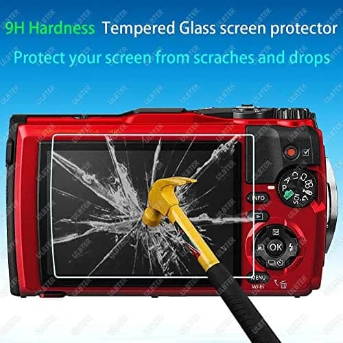 ULBTER Screen Protector for Olympus TG-7 TG-6 TG-5 TG-4 3 Pack | 9H Hardness, HD Clarity, Bubble-Free thumbnail 3