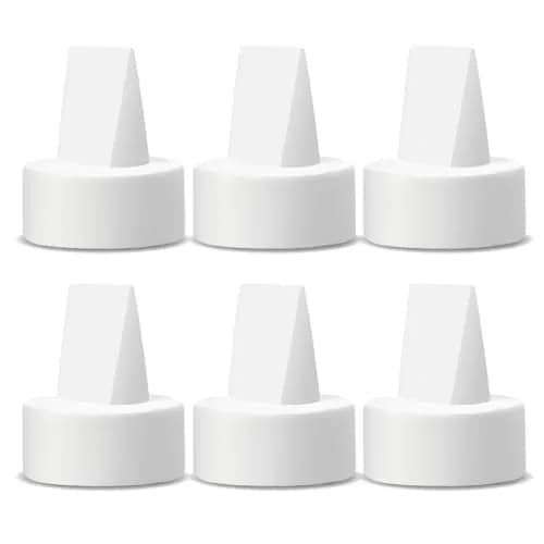 Maymom Duckbill Valves for Spectra S1/S2/9+ 6ct White | BPA-Free Silicone for Consistent Suction thumbnail 1