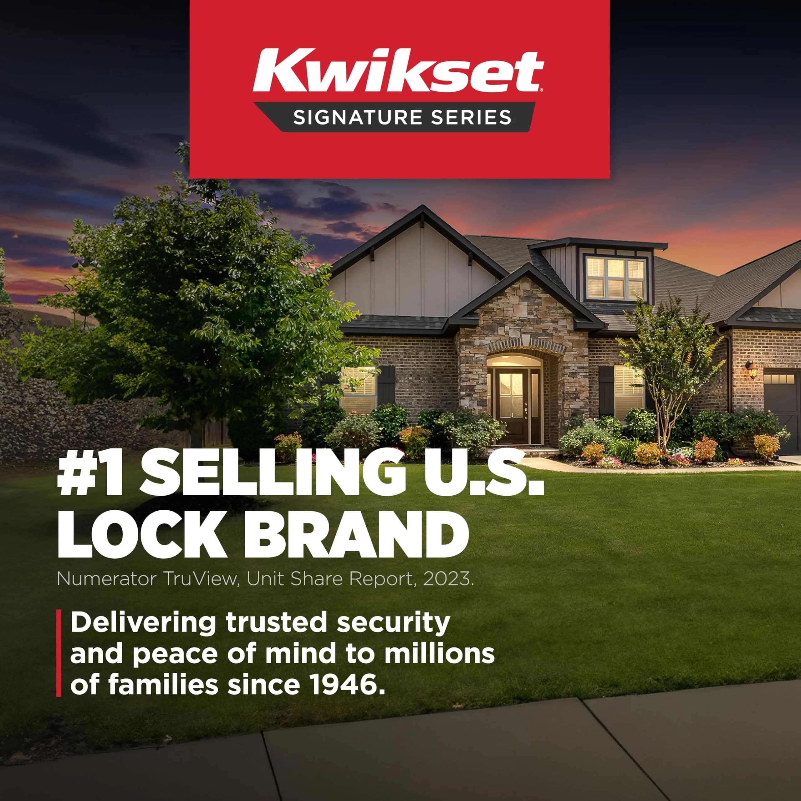 Kwikset San Clemente Entry Handleset with Deadbolt, Matte Black, Reversible Lever | BHMA Grade 1 Certified Security - view 9