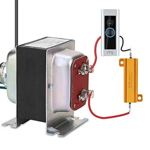TiToeKi 50W 25 Ohm Aluminum Case Wirewound Resistor Compatible with Nest Hello & Ring Doorbell | Aluminum Heat Dissipation (105 characters) thumbnail 4