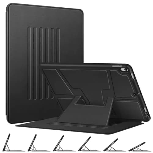 Fintie Magnetic Stand Case for iPad Air 3rd Gen & iPad Pro 10.5" 2017 | Black PU Leather Folio with 6-Angle Stand & Pencil Holder thumbnail 1