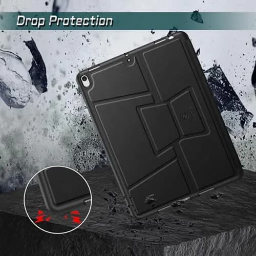 Fintie Magnetic Stand Case for iPad Air 3rd Gen & iPad Pro 10.5" 2017 | Black PU Leather Folio with 6-Angle Stand & Pencil Holder thumbnail 8