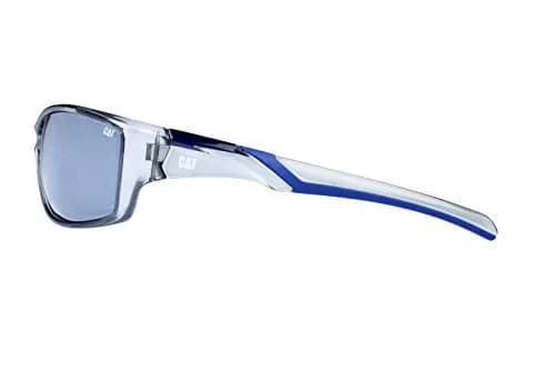 CAT Grader Polarized Wrap Sunglasses, Gloss Grey Crystal, 67 mm | UV Protection for Driving & Sports thumbnail 3