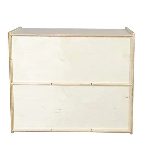 Contender 12 Compartment Storage Unit with Translucent Bins | Classroom Cubby Organizer for Kids, Hardwood Cubby Shelf, Toy & Art Supplies thumbnail 8