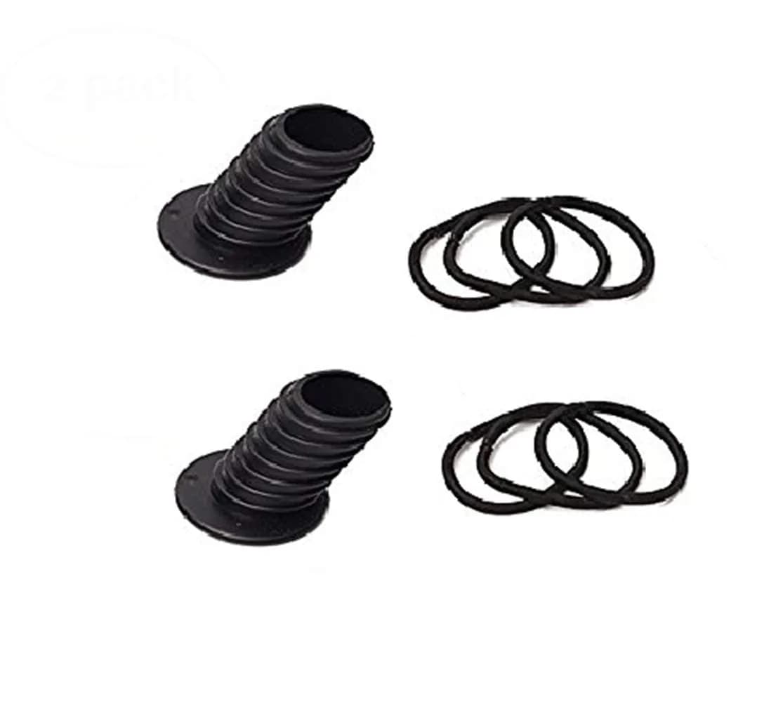 Malwaker Black Hair Bun Maker Tool 1 Count | Easy DIY Hairstyles for Voluminous Ponytails — Black