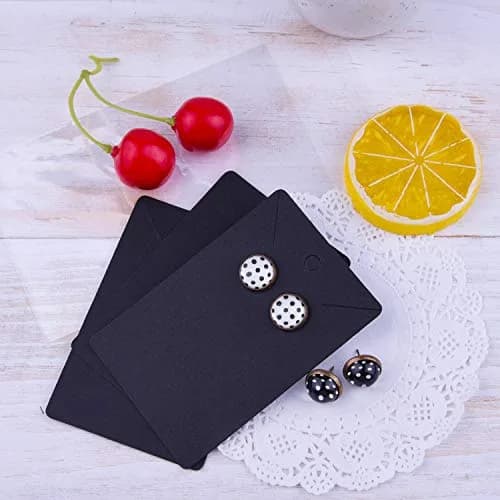 TUPARKA 120 Pcs Earring Display Card, Kraft Paper Tags for DIY Jewelry, 3.5 x 2 Inches thumbnail 4