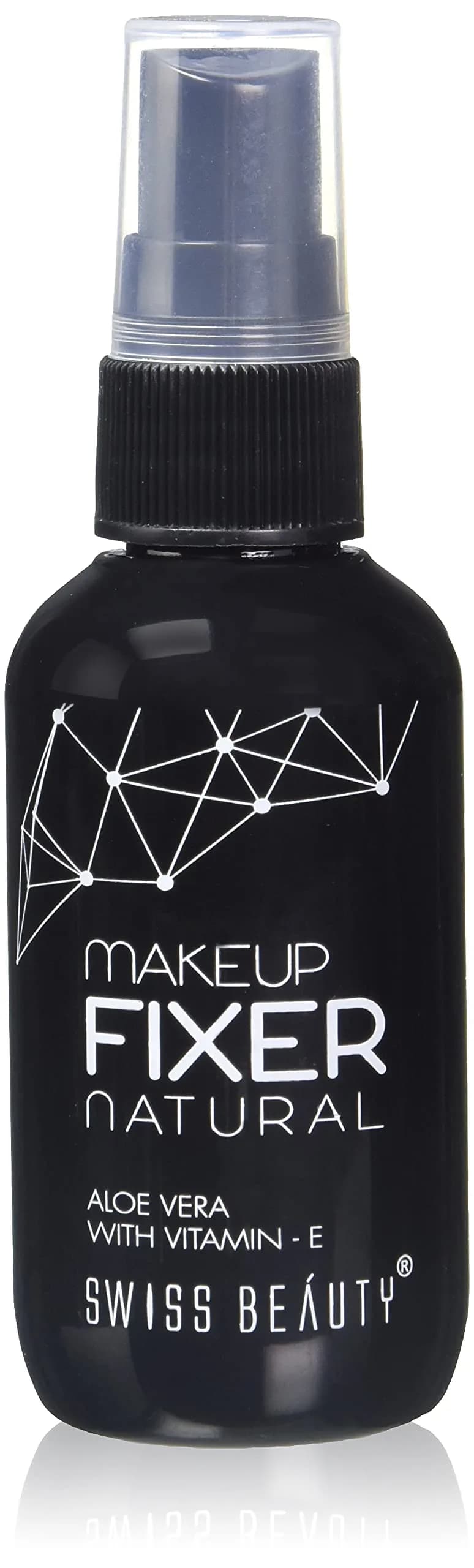 Swiss Beauty Natural Makeup Fixer Spray with Aloe Vera & Vitamin E, 70ml (2.37 Fl Oz) | Sets Makeup All Day — Red