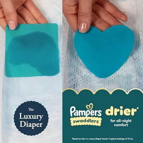 Pampers Swaddlers Diapers Size 5 (7-13 kg / 16-37 lbs) | Pediatrician Recommended, Hypoallergenic, 104 Count thumbnail 6