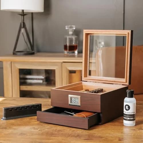 CASE ELEGANCE Klaro Humidor Solution 250ml | Regulates Humidor to 70% RH for Humid Climates thumbnail 2