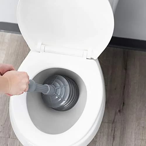 JS Jackson Supplies Professional Bellows Accordion Toilet Plunger 18in | Heavy Duty Clog Remover thumbnail 7