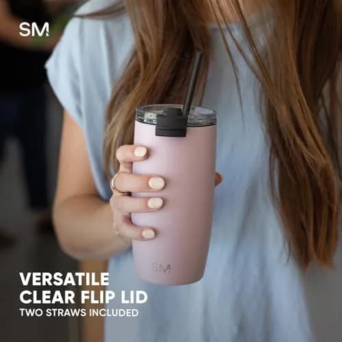 Simple Modern Voyager Travel Coffee Mug with Lid 590ml (16 Ounces) | Insulated Stainless Steel Tumbler thumbnail 6