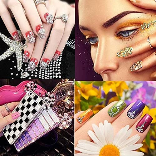 Massive Beads 1000 Pieces Hot Fix Glass Rhinestones SS20 | Sparkling Flatback Gems for Crafts & DIY (4.4mm, Crystal Clear) thumbnail 4