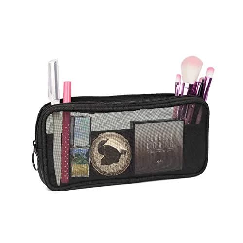 Patu Mesh Travel Toiletry Bag Pack of 2 Medium | Transparent, Lightweight & Portable thumbnail 6