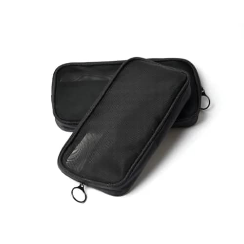 Patu Mesh Travel Toiletry Bag Pack of 2 Medium | Transparent, Lightweight & Portable thumbnail 9