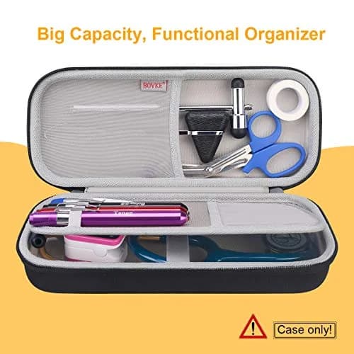 BOVKE Hard Case for 3M Littmann Classic III/Cardiology IV/MDF Stethoscope | Durable, Compact & Waterproof thumbnail 3