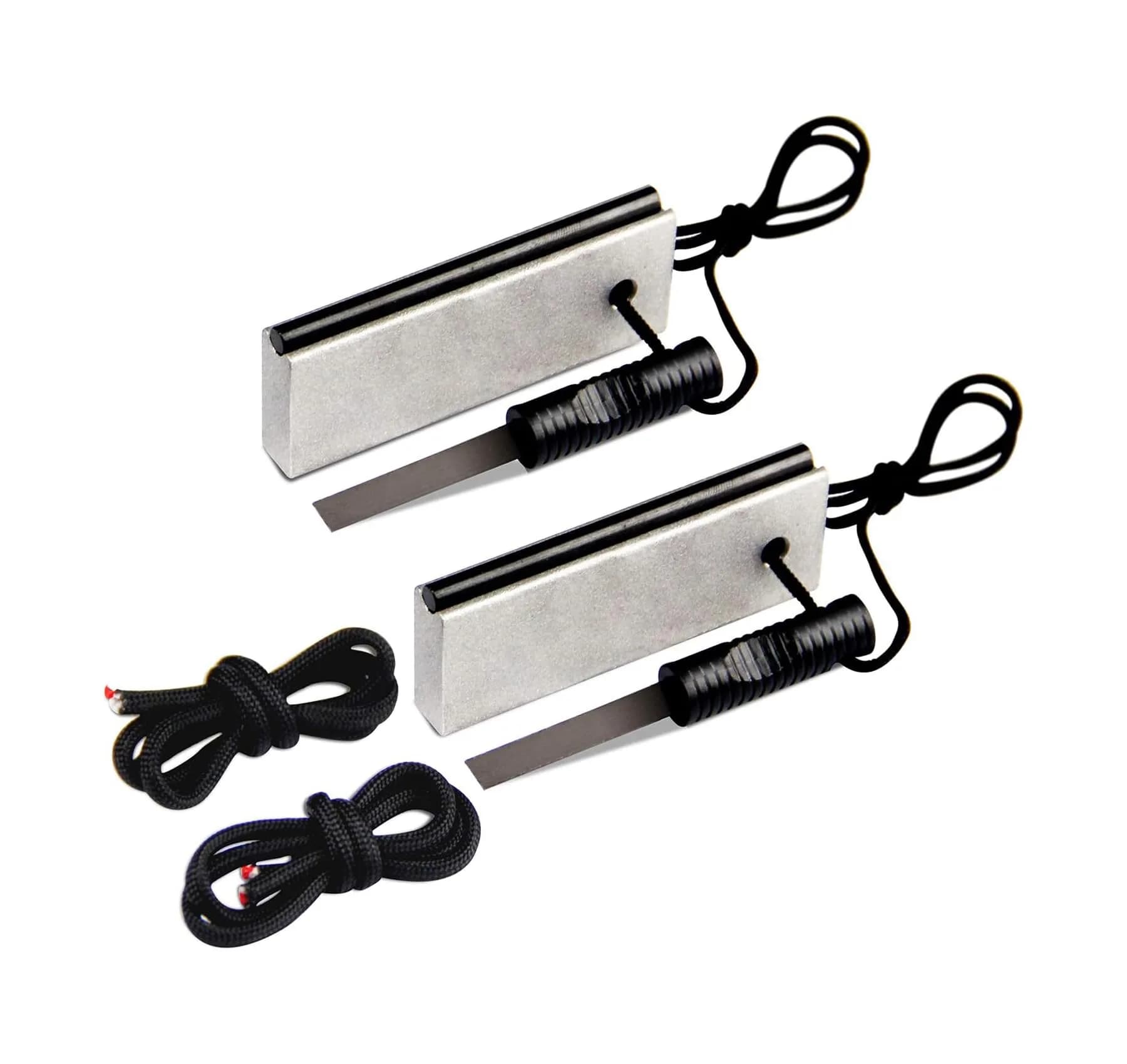 AOFAR Magnesium Fire Starter AF-374 2-Pack Waterproof Fire Steel Pouch for Camping & Outdoors - main product image
