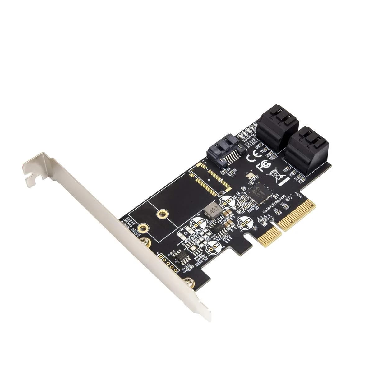IO CREST 16 Port SAS PCIe 2.0 X4 Controller Card | 0.43 kg (0.95 lb) — 5 Port SATA