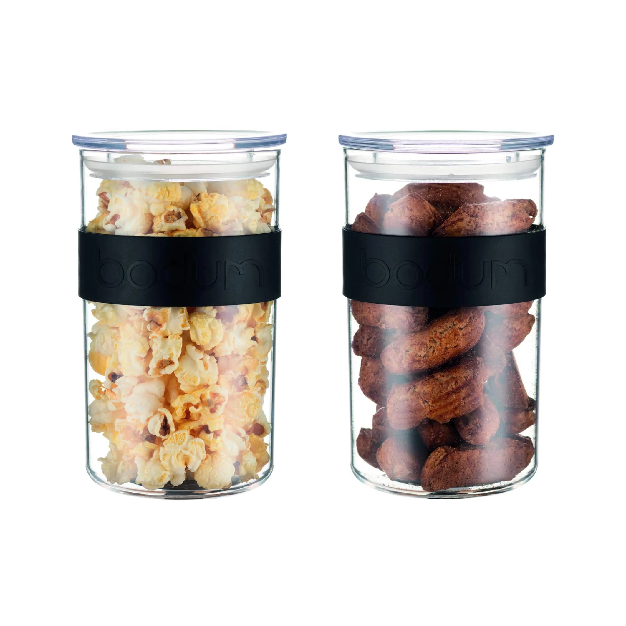 Bodum Presso Storage Jar Black 1 L (1000 ml) | BPA-Free Plastic for Dry Goods - view 3