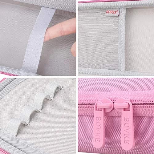 BOVKE Hard Case for 3M Littmann Classic III/Cardiology IV/MDF Stethoscope | Durable, Portable & Shockproof Pink thumbnail 4