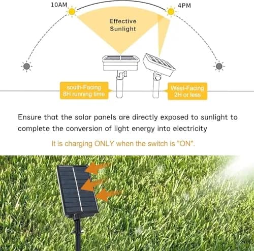 echosari White Solar Strip Lights Outdoor Waterproof 16.4Ft (5m) 320 LED with Remote & Timer | IP65 Rated for Pathways & Gardens thumbnail 6