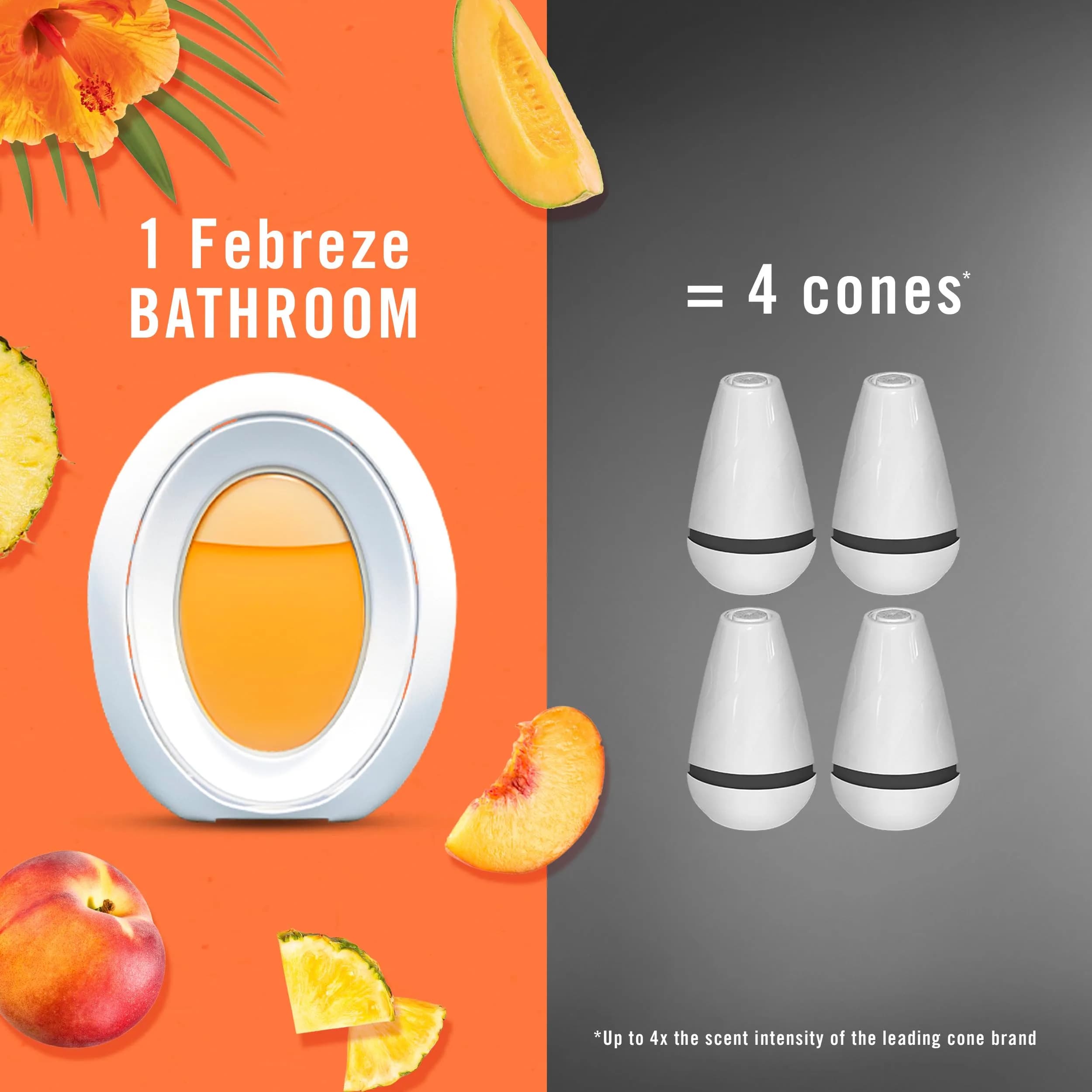 Febreze Small Spaces Air Freshener Hawaiian Aloha Scent, 2 Count | Odor Fighting Plug In Alternative for Bathrooms, Closets, and Small Rooms - view 6