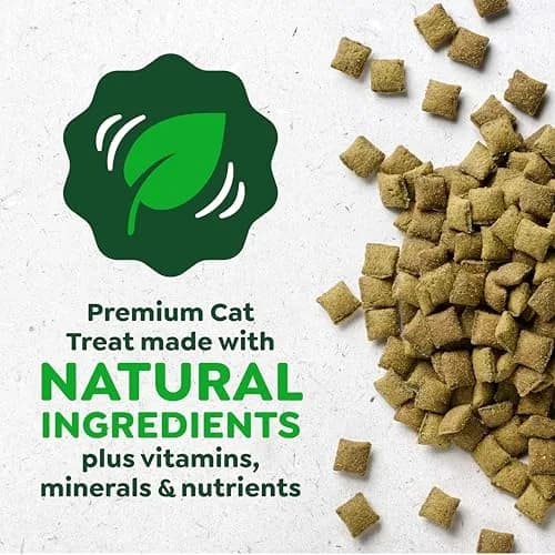 Greenies Feline Smartbites Skin & Fur Health Cat Treats, Chicken, 4.6 oz (130 g) | Vet-Designed with Omega-3s for Healthy Skin thumbnail 4