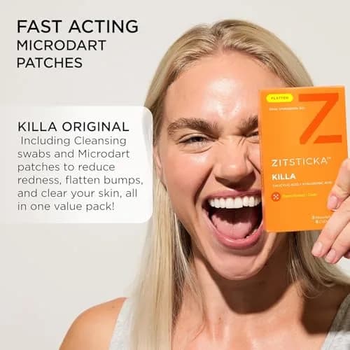 ZitSticka Killa Kit Microdart Pimple Patch for Face, 8 Count | Fast-Acting, Deep Zits thumbnail 4