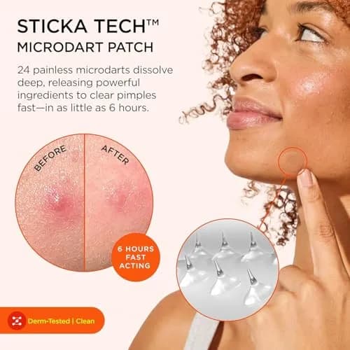 ZitSticka Killa Kit Microdart Pimple Patch for Face, 8 Count | Fast-Acting, Deep Zits thumbnail 2