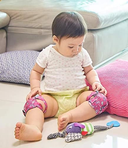 Simply Kids Baby Crawling Knee Pads (2 Pairs, Bird Design) | Protect Baby's Knees thumbnail 7