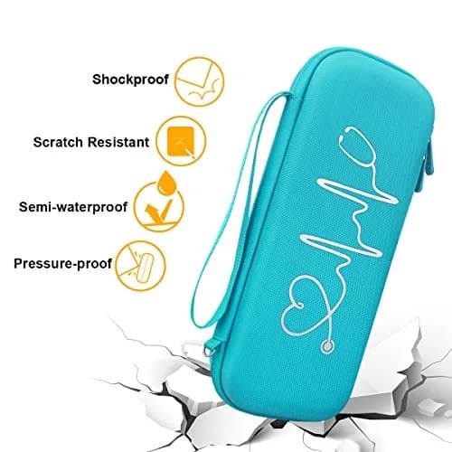 BOVKE Hard Case for 3M Littmann Classic III/Cardiology IV/MDF Stethoscope | Durable, Portable & Waterproof thumbnail 2