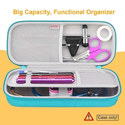 BOVKE Hard Case for 3M Littmann Classic III/Cardiology IV/MDF Stethoscope | Durable, Portable & Waterproof thumbnail 3