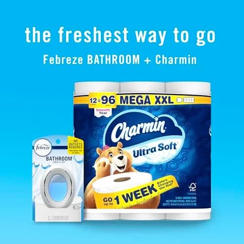Febreze Small Spaces Air Freshener Linen & Sky Scent 2 Count | Odor Fighting Plug In Alternative for Bathrooms & Closets thumbnail 8