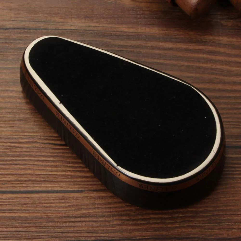 G galiner Ceramic Cigar Ashtray with Golden Line | Travel Portable Outdoor Ashtray - view 7