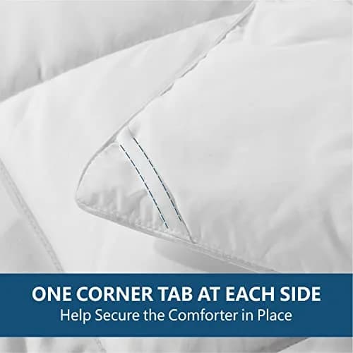 Cozynight White Comforter Full 82"x86" | All-Season Lightweight Breathable Reversible Comforter thumbnail 5