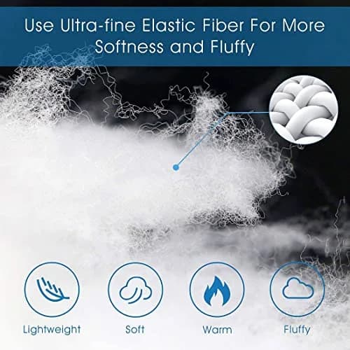 Cozynight White Comforter Full 82"x86" | All-Season Lightweight Breathable Reversible Comforter thumbnail 3